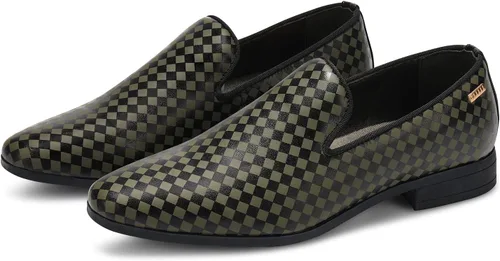 Vista 7 de UUBARIS Mocasines de terciopelo para hombre, zapatos de vestir de estilo moderno, zapatos de esmoquin clásicos, zapatos Oxford casuales