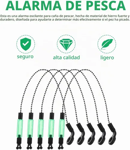 Vista 3 de 3 unids Pesca Alarma Accesorios de Pesca Carpa Bite Indicador Percha Rack