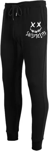Vista 7 de JMIERR Pantalones deportivos cónicos para hombre, para gimnasio, correr, entrenamiento, atléticos, con cordón y bolsillos