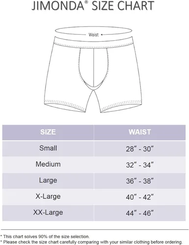 Vista 7 de Jimonda Paquete de ropa interior suave para hombre, transpirable, rayón de bambú y fibra de cobre, bragueta frontal con bolsa