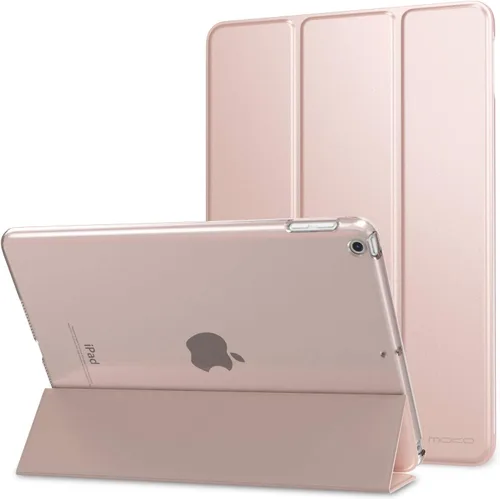 Vista 37 de MoKo Funda para iPad 9.7 2018/2017 de 5ª / 6ª Generación - Funda delgada y ligera con soporte para Smartphone con parte trasera translúcida