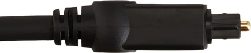 Vista 4 de Amazon Basics Toslink - Cable de audio óptico digital, multicanal, para sistema de audio, barra de sonido, cine en casa, conectores chapados en oro