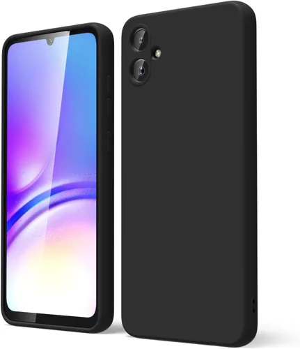 Vista 166 de oakxco Funda para teléfono Samsung Galaxy A12 con agarre de silicona líquida, linda delgada fina suave cubierta de gel de goma TPU lisa para mujeres