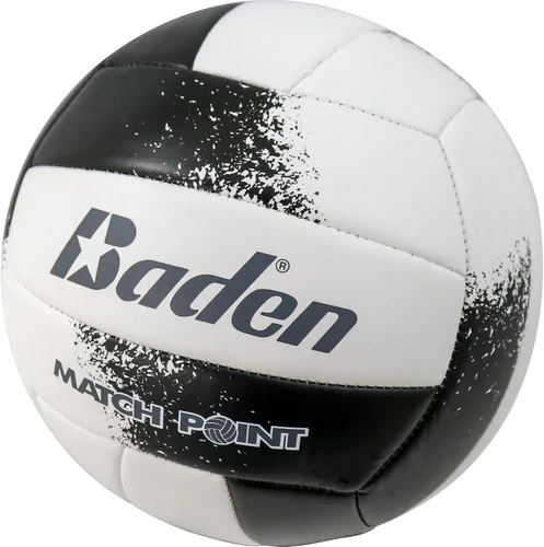 Vista 4 de Baden Match Point - Voleibol de cuero sintético acolchado para recreación al aire libre, patio trasero + pelota de campamento universitario