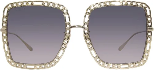 Vista 2 de Gucci Womens Rectangular Sunglasses