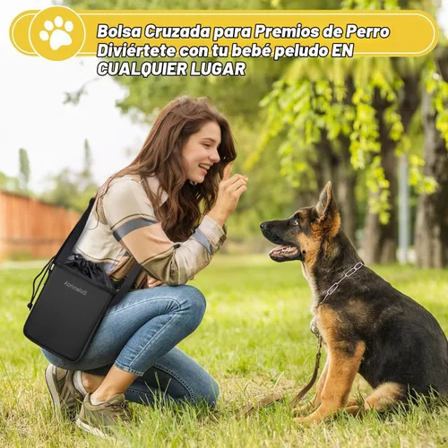 Vista 4 de Juego de 6 bolsas de viaje para perros, kit de viaje grande para Negro