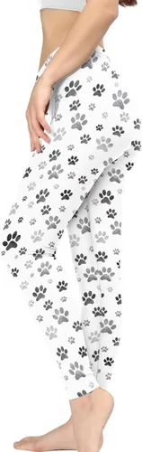 Vista 5 de NDISTIN Leggings de cintura alta con control de abdomen para mujer, para deportes, correr, gimnasio, fitness, entrenamiento, yoga, pantalones