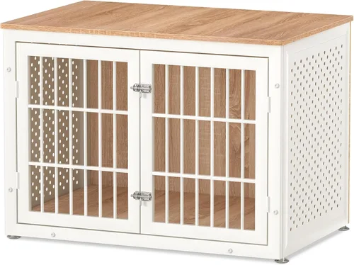 Vista 12 de rehomerance Jaula/Mueble de Servicio Pesado de 26" para Perros Pequeños, Perrera de Metal para Perros con Alta Ansiedad, Jaula para Mascotas a