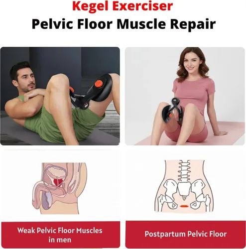 Vista 6 de Thigh Master Ultimate Kegel - Máquina de ejercicios, entrenador de muslo, entrenador de cadera Entrenador de Kegel, ejercitador de suelo pélvico