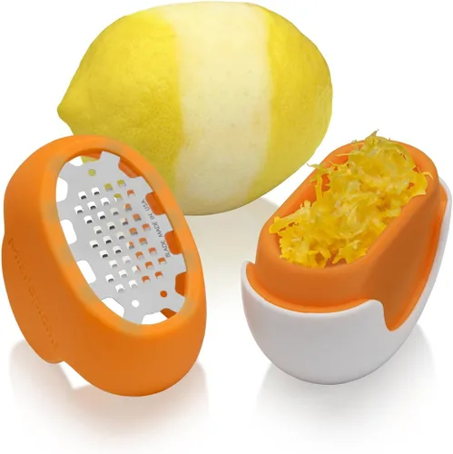 Vista 3 de Microplane Flexi Zesti Rallador de Cítricos Manual (Naranja)
