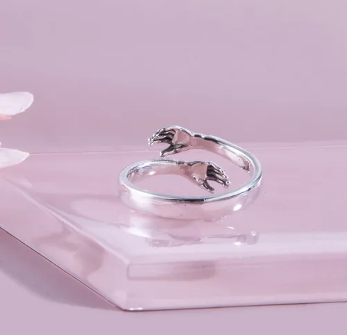 Vista 5 de Helen de Lete Anillo ajustable de plata de ley 925 original Come to My Arm, Plata de ley, NA