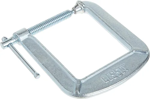 Vista 2 de BESSEY CM34DR - Abrazadera C forjada, Abrazadera C de alcance profundo de 3 pulgadas x 4-1/2 pulgadas (paquete de 2)