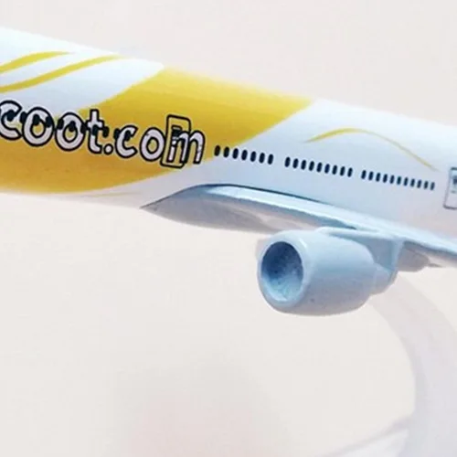 Vista 8 de 1/400 Escala Diecast Singapur 777 Modelo Avión Modelo Airbus Aviación Ciencia Exposición