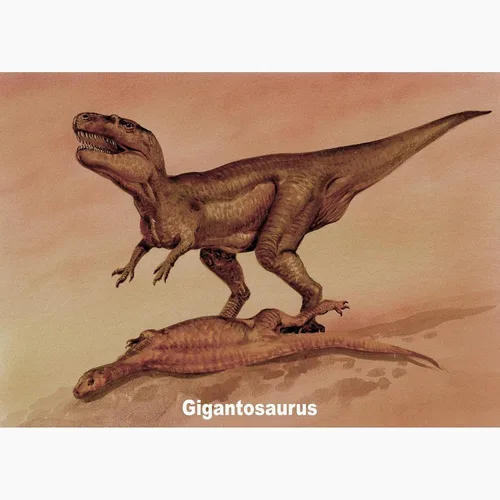 Vista 2 de CafePress Giganotosaurus - Imán redondo de dinosaurio de 2.25 pulgadas, imán para refrigerador