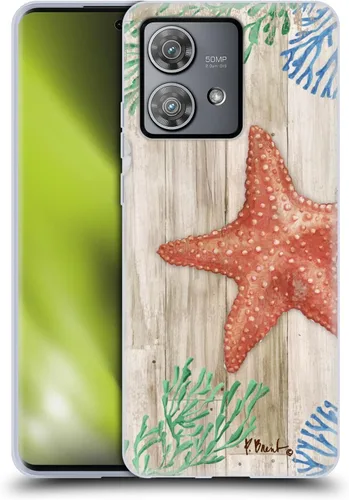 Vista 20 de Head Case Designs Officially Licensed Paul Brent Agate Mermaid Coastal Soft Gel Case Compatible with Motorola Edge 40 Neo 5G