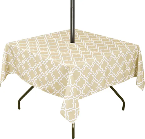 Vista 34 de Poise3EHome - Mantel impermeable antiderrames para exteriores e interiores, para camping, picnic, té de la tarde, asados, flores