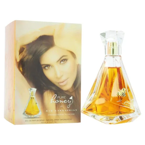 Vista 3 de Kim Kardashian Pure Honey Eau de Parfum Spray para mujer, 3.4 onzas