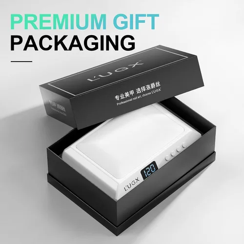 Vista 7 de L'UGX Lámpara Profesional de Curado de Uñas para Secador de Esmalte en Gel 72W Luces LED UV para Uñas con Almohada Reposabrazos y Bandeja Retráctil