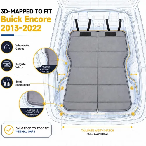 Vista 2 de Colchón de coche para Buick Encore 2013-2022, cama de coche