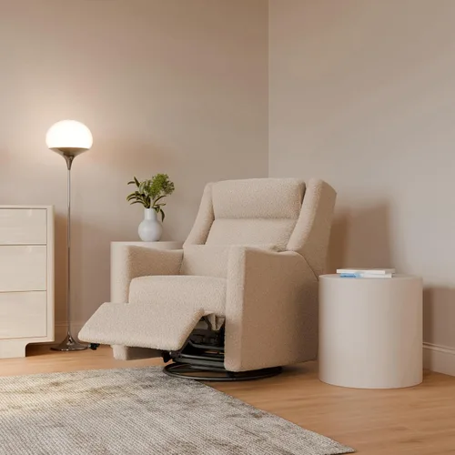 Vista 13 de Babyletto Kiwi Plus - Planeador reclinable eléctrico en lazo de peluche