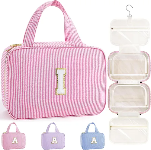 Vista 62 de TOPEAST Regalos de Navidad para Mujeres, Adolescentes y Niñas - Bolsa de Aseo Colgante de Viaje y Bolsa de Maquillaje, Bolsa de Aseo Personalizada
