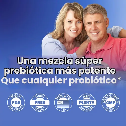 Vista 3 de SuperHMO Mezcla prebiótica con fibra prebiótica 5-HMO para intestino, digestión, salud cerebral, polvo, 28 porciones