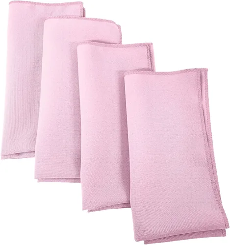Vista 96 de LA Linen Paquete de 10 servilletas de popelina de poli, servilletas de tela suave, servilletas lavables y reutilizables, servilletas de mesa