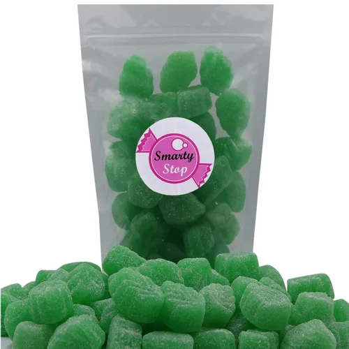 Vista 3 de Smarty Stop Gelatina verde hojas de menta verde rebanadas de caramelo (2 libras)
