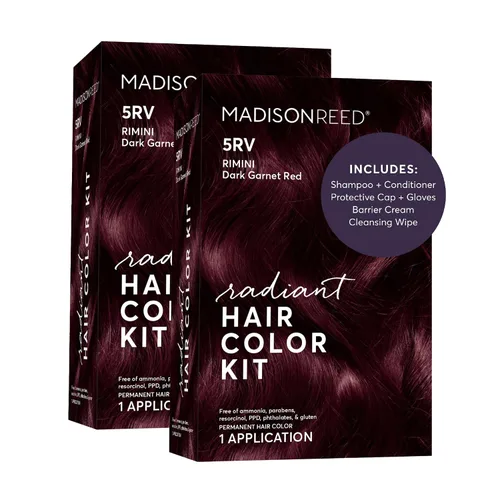Vista 23 de Madison Reed - Kit de tinte radiante para el cabello, tinte permanente para el cabello, 100 % cobertura de canas, sin amoníaco, negro Parma 2.5NNN
