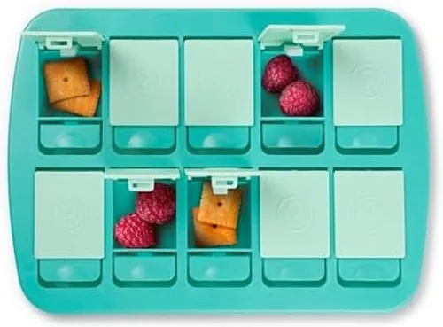 Vista 8 de Bandeja de aperitivos de memoria original Fred MATCH UP, divertido juego interactivo de aperitivos para niños, bandeja de comida apta para viajes