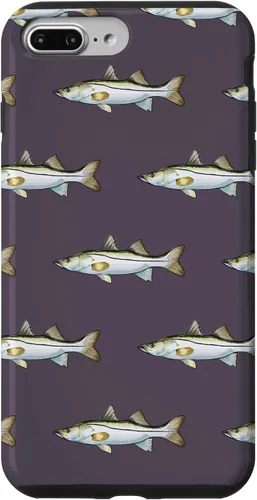 Vista 12 de Grey Snook Pattern Saltwater Fish Case for iPhone 17