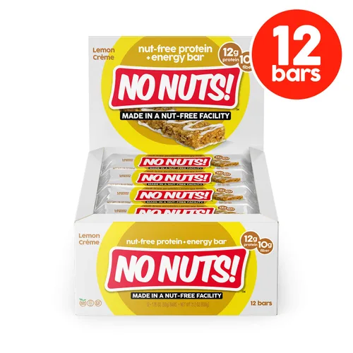Vista 2 de No Nuts! Barras de proteínas veganas 100 % libres de nueces, libre de lácteos, proteínas + barras energéticas, orgánicas, Kosher, sin huevos, sin
