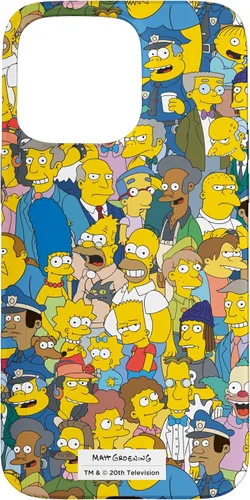 Vista 31 de The Simpsons Springfield Characters Print - Carcasa para iPhone 17