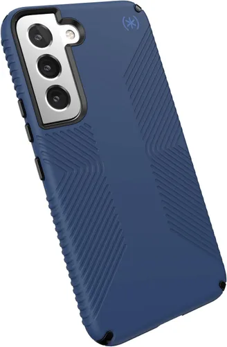Vista 10 de Speck Productos Funda Presidio2 Grip Samsung Galaxy S22, bisel elevado, Negro/Negro/Blanco