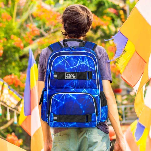 Vista 50 de Mochila para laptop, 16 pulgadas, bolsa escolar y bolsa de almuerzo, mochilas resistentes al agua para adolescentes, niñas, mujeres, estudiantes