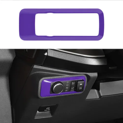 Vista 15 de RAZPOY Cubierta de botón del interruptor de faros para accesorios Ford Bronco 2021-2025 Azul
