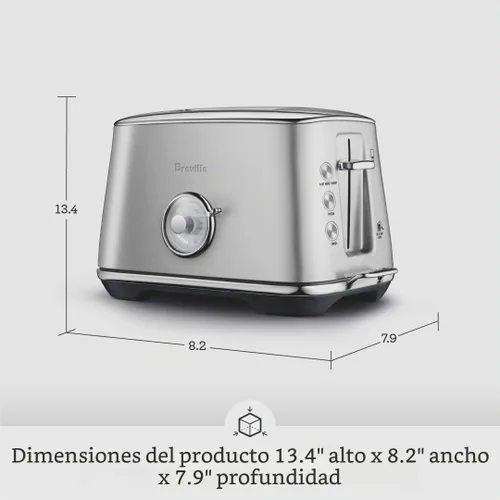 Vista 6 de Breville BTA735BST Toast Select Luxe, 2 rebanadas, acero inoxidable negro