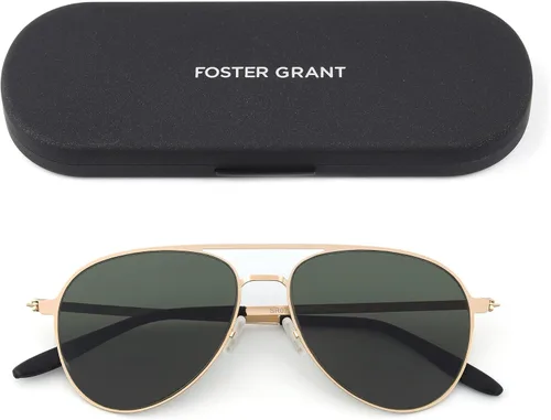 Vista 6 de Foster Grant Colin - Lentes de sol superplanos aviador