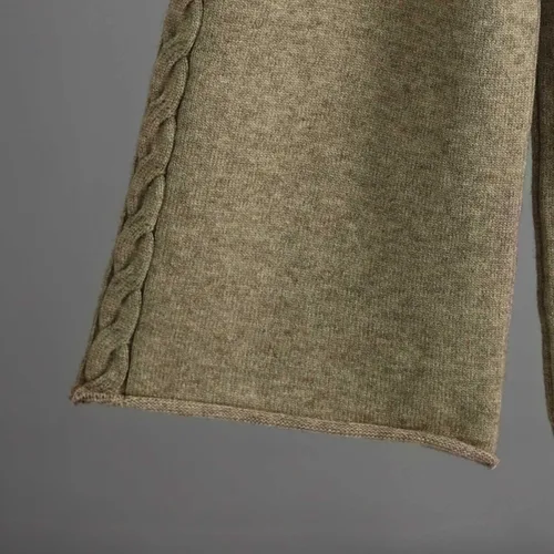 Vista 5 de DUOWEI Suite para mujer de otoño e invierno, a la moda, suelta, casual, pantalones de pierna ancha y trajes formales para mujer