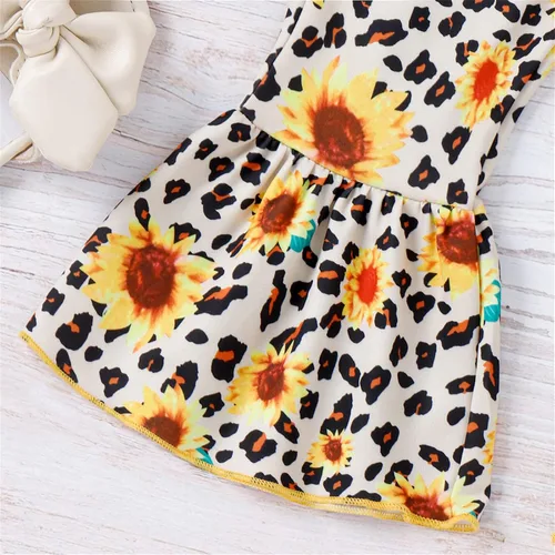 Vista 5 de PATPAT Infant Baby Girl Cami Romper Bodysuit Tops Flared Bell Bottom Pants Leggings 2Pcs Outfits