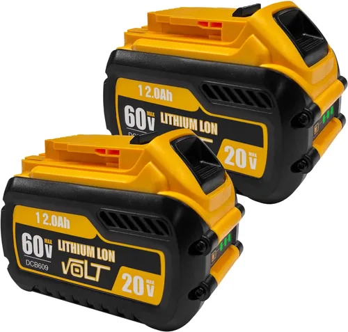Vista 9 de CAFU Paquete de 1 batería de repuesto de 12 Ah para baterías Dewalt Flex de 20 V/60 V Max compatibles con DCB606 DCB609 DCB612 DCB615 DCB206 DCB207