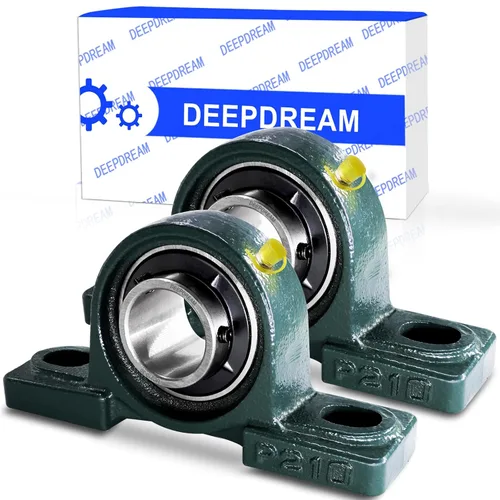 Vista 40 de 4 piezas de 10 mm Rodamiento con Brida Cojinete de Empuje o Descanso Montado KP000 Bloque de Rodamiento