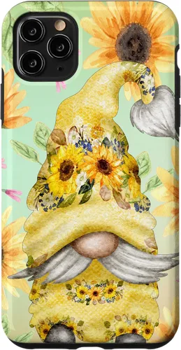 Vista 13 de Sunflower Gnome for Garden Mom Hippies Cute Summer Pattern Case for iPhone 17