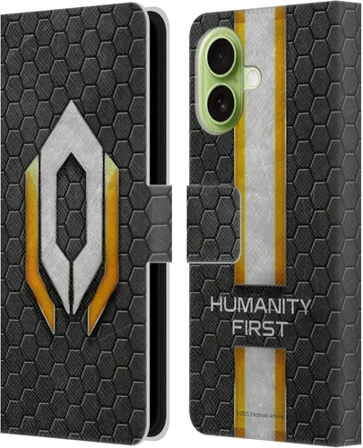 Vista 32 de Head Case Designs Funda de piel con licencia oficial de EA Bioware Mass Effect Cerberus Logo Graphics tipo cartera compatible con Apple iPhone 11