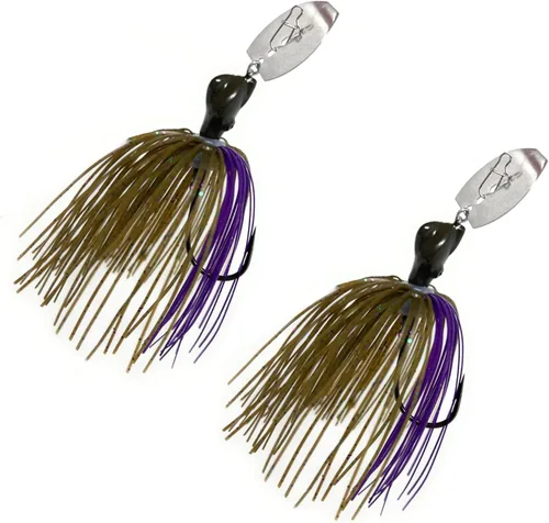 Vista 7 de Reaction Tackle Cabezales de plantilla de hoja rompedora de tungsteno para pesca, paquete de 2 plantillas de pesca para lubinas grandes y pequeñas