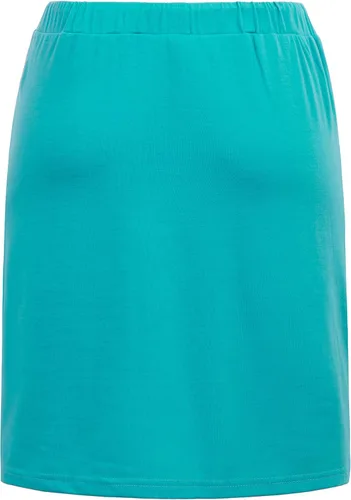 Vista 3 de Jack Smith - Falda short elástica hasta la rodilla para mujer para ejercitar con cordón ajustable en la cintura y bolsillos