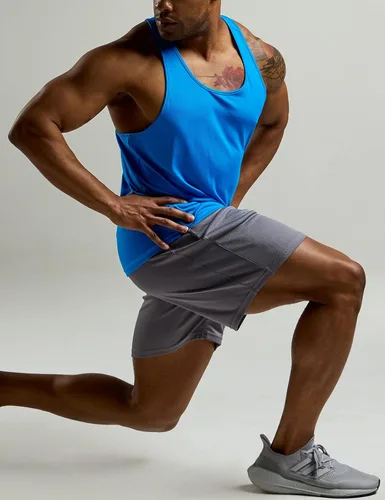 Vista 7 de ATHLIO - Camiseta deportiva sin mangas para hombre, Dry Fit, espalda en Y, para entrenamiento muscular, fisicoculturismo, gimnasio, paquete de 3