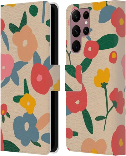Vista 240 de Head Case Designs Officially Licensed Ninola Ditsy Flowers Yellow Nature Bold Leather Wallet Case Compatible with Samsung Galaxy A07 4G