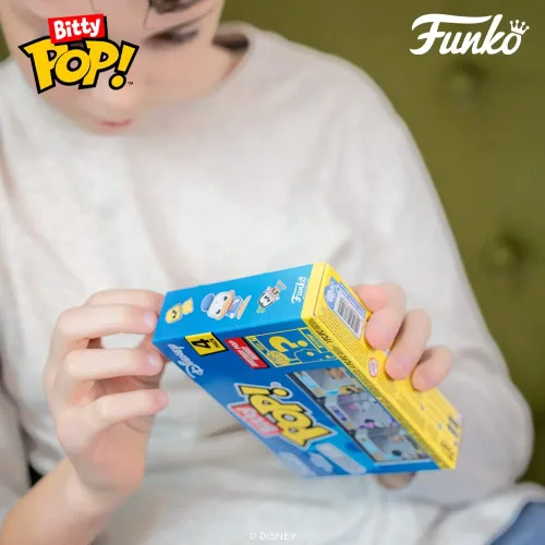 Vista 32 de Funko Bitty Pop! Disney - Minnie, paquete de 4 – Minnie Mouse (vestido rojo), pato margarita, pato Donald y una figura misteriosa sorpresa – 0.9