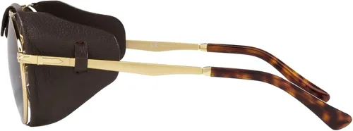 Vista 4 de Persol PO2496SZ - Gafas de sol redondas DoradoMarrón polarizado